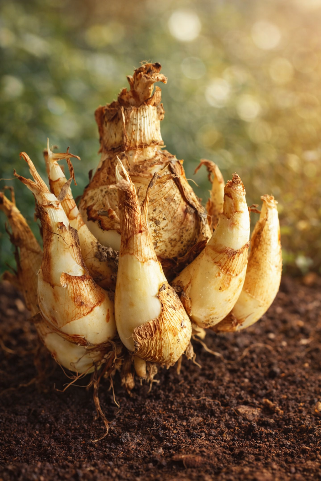 Майка Тубероза Полиантес се бебета преди да се разделят